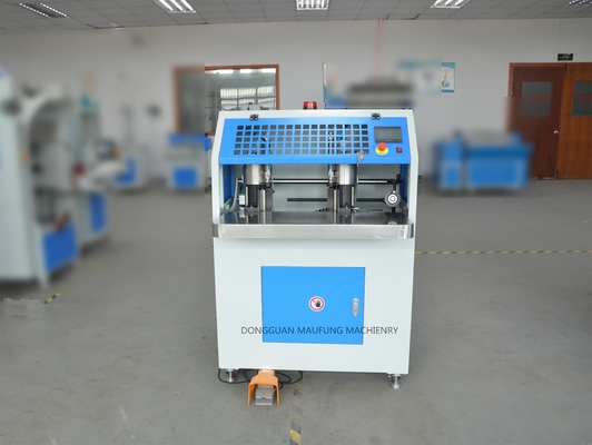공기 이중 헤드 노트북 둥근 코너 트림 머신 Edge Round Corner Cutting Machine MF-DCM470