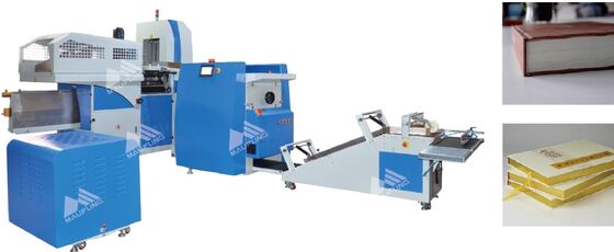 자동 노트북 제본기, 시간당 600개 속도, 380V 9KW 자동 하드커버 책 케이스 제작기