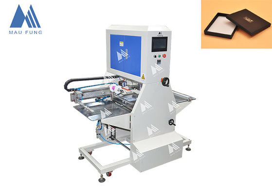 완전 자동 35pcs/Min 50mm*150mm 딱딱한 상자 종이 엽판 엠보싱 딱딱한 상자 만드는 기계