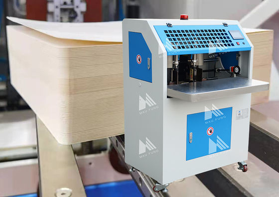 종이 카드 노트북 공기 이중 머리 둥근 코너 절단 기계 MF-DCM470